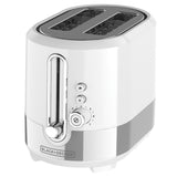 2-Slice Extra-Wide Slot Toaster, White