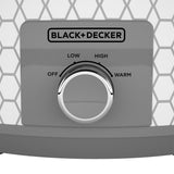 7 Quart Dial Control Slow Cooker, White/Gray Pattern