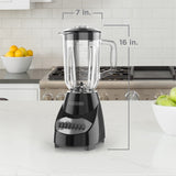 Countertop Blender with 5-Cup Glass Jar, Black