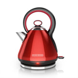 1.7L Stainless Steel Electric Cordless Kettle, Red