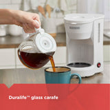 5-Cup* Switch Coffee Maker, White