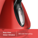 1.7L Stainless Steel Electric Cordless Kettle, Red