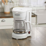 5-Cup* Switch Coffee Maker, White